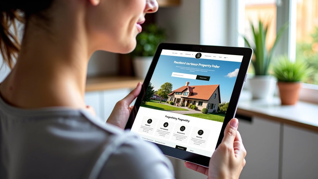 Funda website interface op tablet scherm, zoeken huisdiervriendelijk